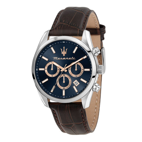 Orologio MASERATI uomo Attrazione multi marrone / blu Limited Ed.