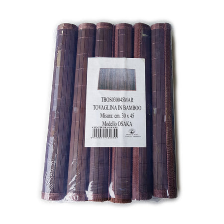 Tovagline in bamboo 30 x 45 cm 6pz