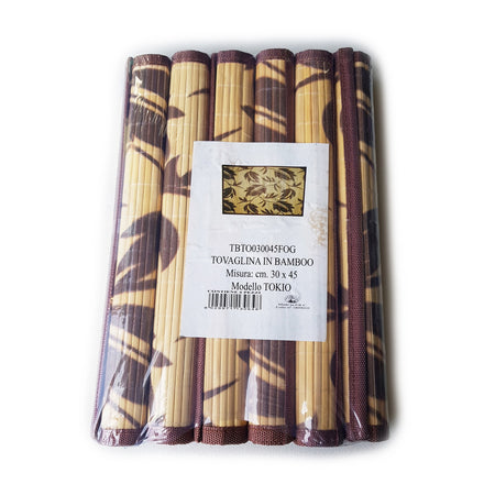 Tovagline in bamboo 30 x 45 cm 6pz
