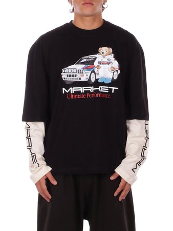 MARKET T-shirt e Polo Nero da uomo