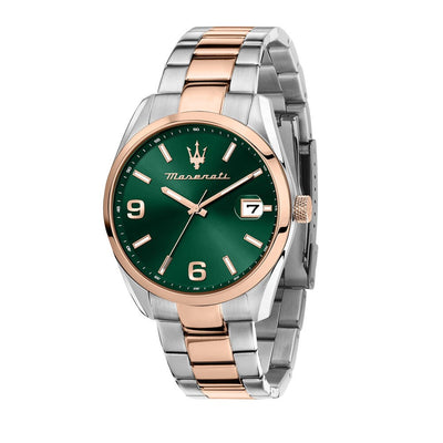 Orologio MASERATI uomo Attrazione datario bicolore / verde - Limited Ed.