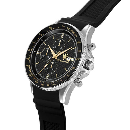 Orologio MASERATI uomo Sfida cronografo gomma nero - Limited Ed.
