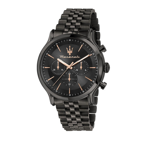 Orologio MASERATI uomo Epoca cronografo acciaio gun Limited Ed.