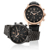 Orologio MASERATI uomo Epoca cronografo acciaio gun Limited Ed.