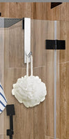 Gancio Per Porta Box Doccia Appendi Asciugamano Accappatoio Bagno 4x13.5cm 87764