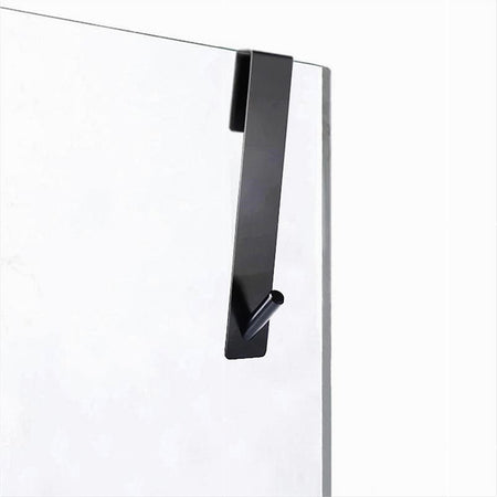 Gancio Per Box Doccia Appendi Asciugamano Accappatoio Bagno 4 X 18 Cm Nero 87770