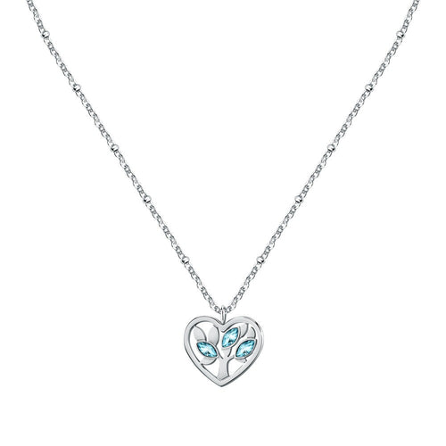 Collana MORELLATO donna Vita acciaio / cuore azzurro - Limited