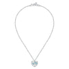 Collana MORELLATO donna Vita acciaio / cuore azzurro - Limited