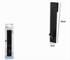 Gancio Per Box Doccia Appendi Asciugamano Accappatoio Bagno 4 X 18 Cm Nero 87770