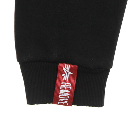 ALPHA INDUSTRIES Pantalone Tuta Felpato Uomo Flame Jogger X Hot Wheels Black da uomo