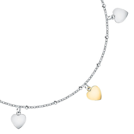 Cavigliera MORELLATO donna Passioni acciaio cuori - Limited