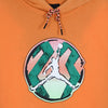 JORDAN Felpa Cappuccio Uomo Sport Dna Washed Pullover Hoodie Atomic Orange da uomo