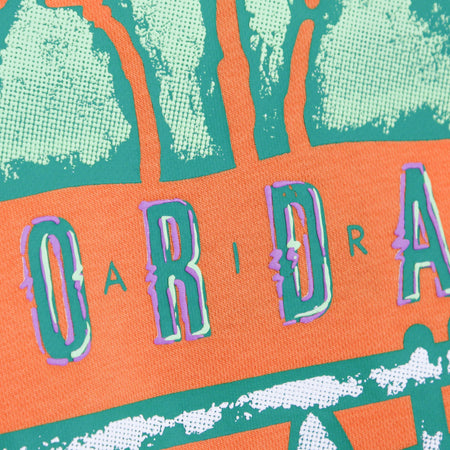 JORDAN Felpa Cappuccio Uomo Sport Dna Washed Pullover Hoodie Atomic Orange da uomo