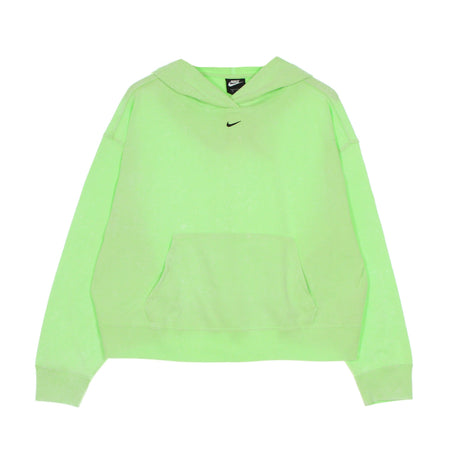 Nike Felpa Leggera Cappuccio Donna W Sportswear Wash Hoodie Ghost Green/black da donna
