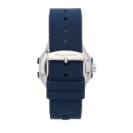 Orologio MASERATI uomo Potenza Automatico gomma blu