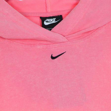 Nike Felpa Leggera Cappuccio Donna W Sportswear Wash Hoodie Sunset Pulse/black da donna