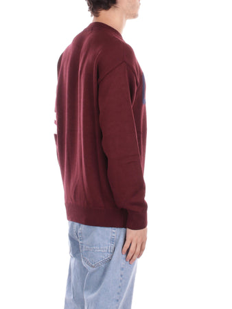 GCDS Maglie Burgundi da uomo