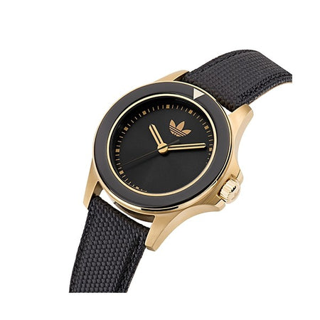 Orologio ADIDAS uomo EXPRESSION ONE pelle nero / dorato