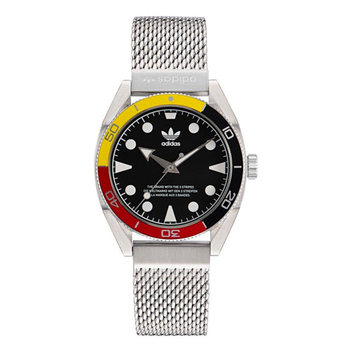 Orologio ADIDAS uomo EDITION TWO acciaio mesh / nero