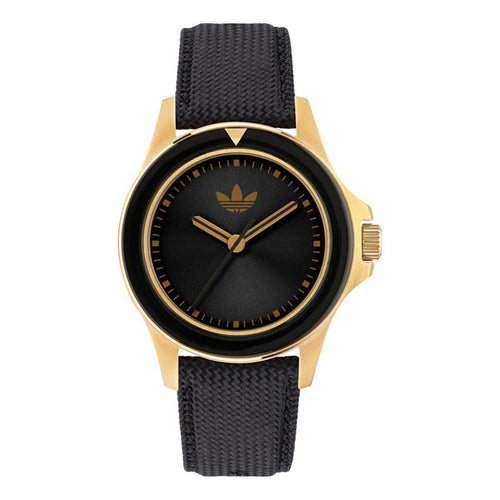 Orologio ADIDAS uomo EXPRESSION ONE pelle nero / dorato