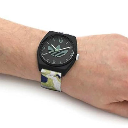 Orologio ADIDAS uomo PROJECT TWO tessuto / nero