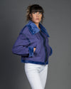 Marisol - Giacca Donna Lilla in vero montone Shearling