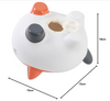 I-TOTAL® - Salvadanaio Portamonete in plastica (Gatto Macchiato))