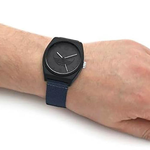 Orologio ADIDAS unisex PROJECT TWO tessuto blu / nero
