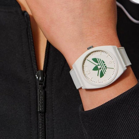 Orologio ADIDAS unisex PROJECT TWO gomma bianco / verde