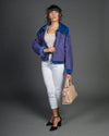 Marisol - Giacca Donna Lilla in vero montone Shearling