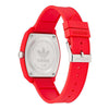 Orologio ADIDAS unisex PROJECT TWO gomma rosso