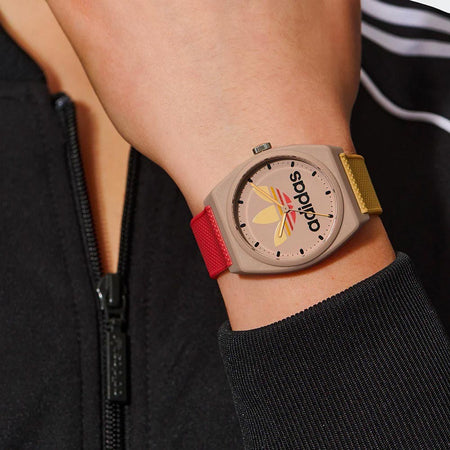Orologio ADIDAS unisex PROJECT TWO gomma beige / color