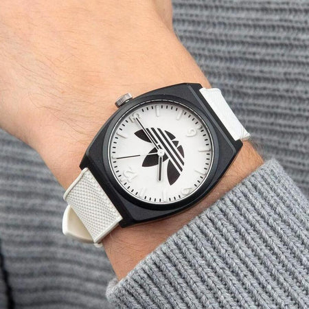 Orologio ADIDAS unisex PROJECT TWO gomma bianco / nero