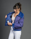 Marisol - Giacca Donna Lilla in vero montone Shearling