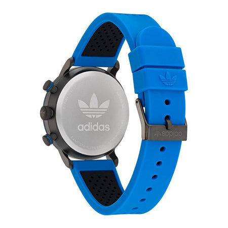 Orologio ADIDAS unisex CODE ONE crono gomma blu / nero