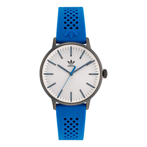 Orologio ADIDAS unisex CODE tempo gomma blu / bianco