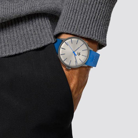 Orologio ADIDAS unisex CODE tempo gomma blu / bianco