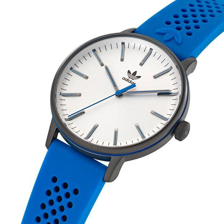 Orologio ADIDAS unisex CODE tempo gomma blu / bianco