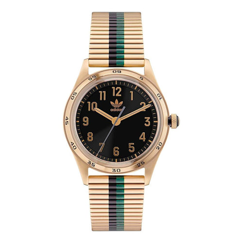 Orologio ADIDAS uomo CODE FOUR tempo dorato / nero