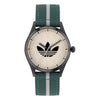 Orologio ADIDAS uomo CODE FOUR tessuto verde / beige
