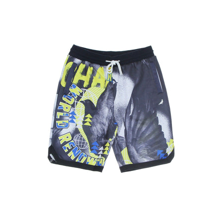 STAPLE Pantalone Corto Tuta Felpato Uomo Photo Pigeon Sweatshort Navy da uomo