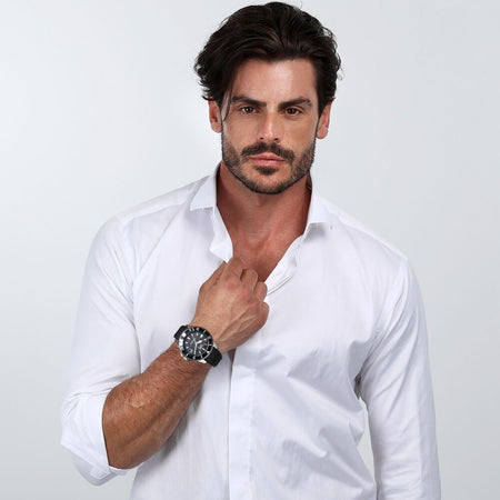 Orologio SECTOR uomo 230 Automatico datario gomma nero