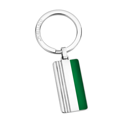 Portachiavi MORELLATO uomo Classic acciaio / verde