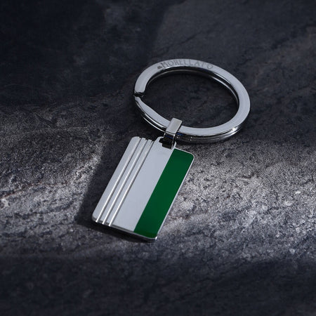 Portachiavi MORELLATO uomo Classic acciaio / verde
