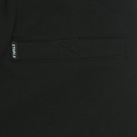 STAPLE Pantalone Tuta Felpato Uomo Pigeon Logo Sweatpant Black da uomo