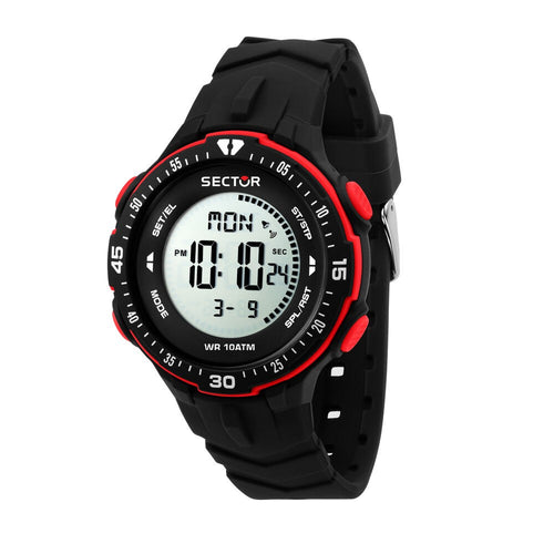 Orologio SECTOR uomo Ex-26 digitale multi funzione nero / rosso