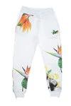 STAPLE Pantalone Tuta Felpato Uomo Paradise Aop Sweatpant White da uomo