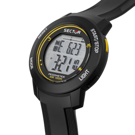 Orologio Sector EX-37 Digitale da Uomo Nero Multi-Funzione