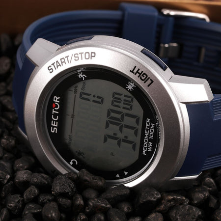 Orologio SECTOR uomo Ex-37 digitale blu multi funzione