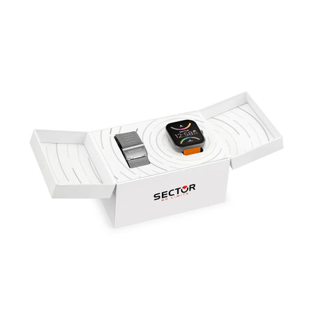 Smartwatch SECTOR S-03 digitale multi funzione arancio + mesh